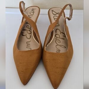 Sam Edelman Women's Brown Slingback Heels (NWOT)